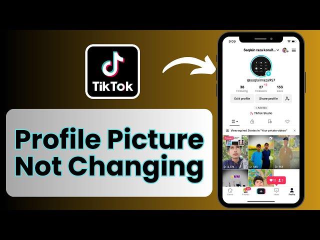 How to Fix TikTok Profile Picture Not Changing | TikTok Profile Pic Change Problem 2024