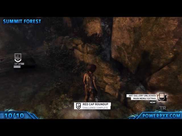 Tomb Raider - Red Cap Roundup Challenge Collectibles (All Mushroom Locations)