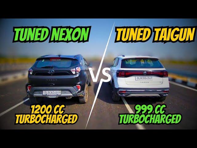 ️VOLKSWAGEN TAIGUN VS TATA NEXON DRAG RACE️#345/365 #share #viral #best #youtube #skoda #dragrace