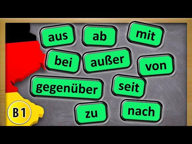 Master German Prepositions: Top 10 Dative Prepositions You Must Know