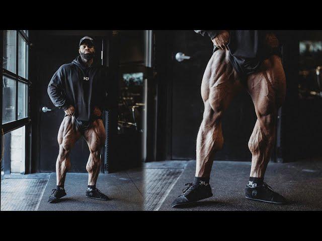 3 WEEKS OUT! QUINTON BEASTWOOD LEG DAY WORKOUT NEW YORK PRO 2024