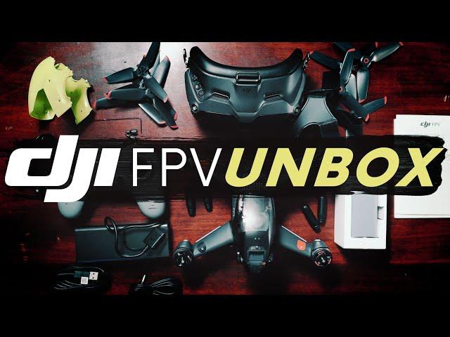 DJI FPV and FPV Drone Combo Unboxing