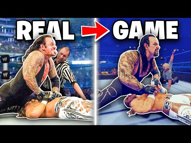 Recreating ICONIC Matches In WWE 2K24!