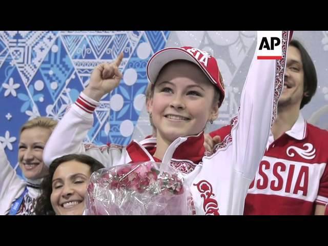 Russia won its first gold medal of the Sochi Olympics on Sunday night by taking the new event of tea