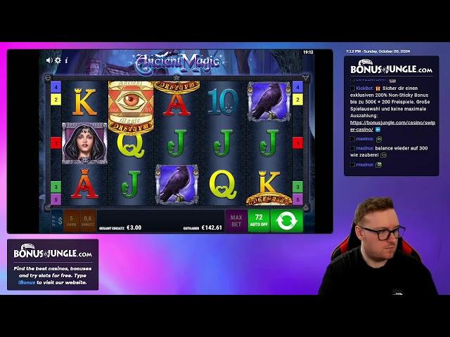  LIVE: 300€ SLOTS MIT JULES!  BONUSJUNGLE.COM | #live #casino #slots #new