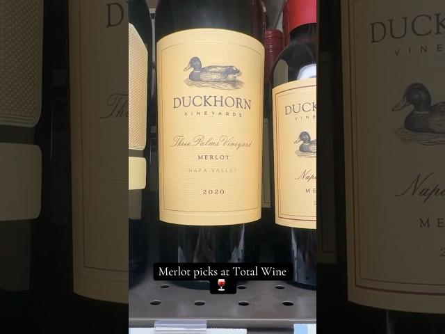Merlot picks at Total Wine  #wine #review #merlot #winelover #winereview #sommelier #yes #no