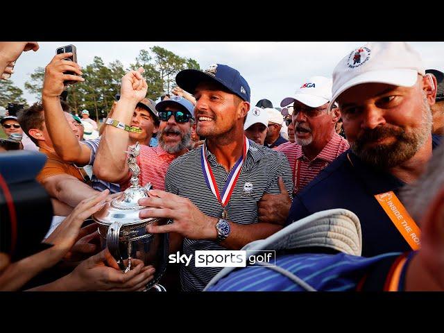 Bryson DeChambeau's EPIC trophy celebrations with fans