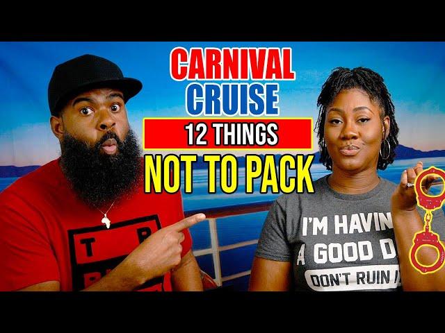 12 Things Not To pack for a Carnival Cruise