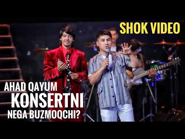 Ahad Qayum nega Xamdam Sobirov Konsertini BUZMOQCHI bo’ldi? Xoliq vines va Azoda janjali…