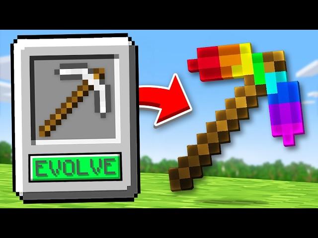 Minecraft, But I Can EVOLVE Items!