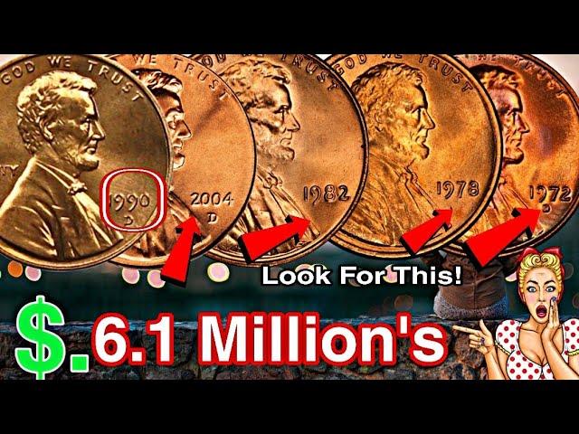 Top 5 Ultra US One Cent Coins Most Valuable Lincoln pennies worth lot of money!Coins worth pennies!