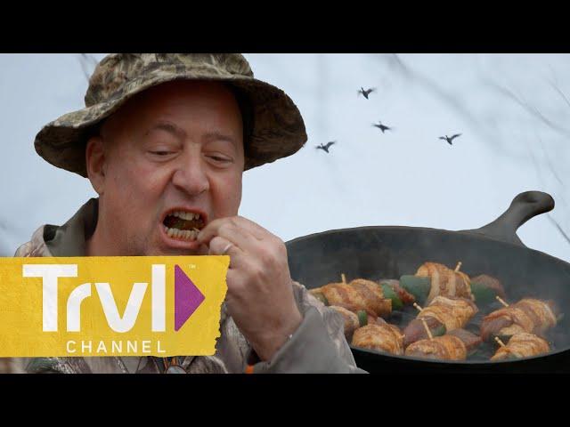 Mississippi Munchies: Duck Poppers & Tamales | Bizarre Foods With Andrew Zimmern | Travel Channel