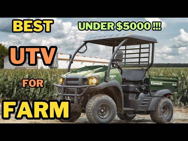 Best UTV For Farm Under $5000  #best #utv #farming