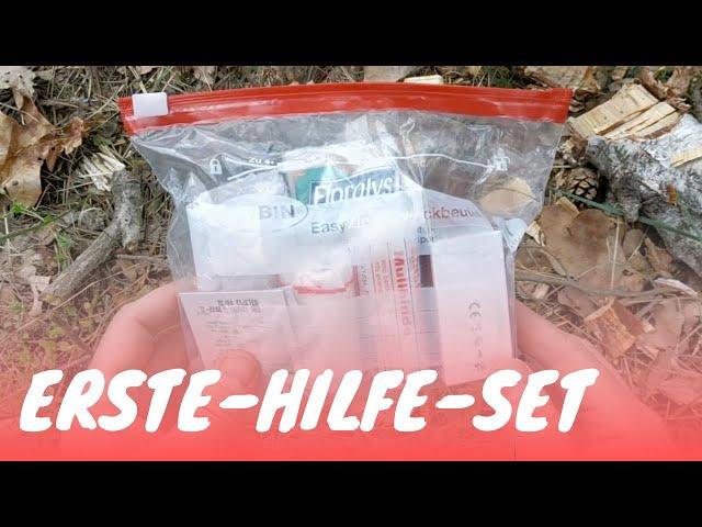 Erste-Hilfe-Set / Medipack für die Wildnis (Bushcraft/Survival/Wandern/Trekking) [Günstige Basics]