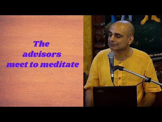 28th Dec. '24 | H.G. Prem Gauranga Prabhu | The advisors meet to meditate | ISKCON Chowpatty Mumbai.