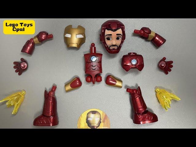 LEGO iron man | Tony Stark | Marvel | Unofficial Lego Minifigures