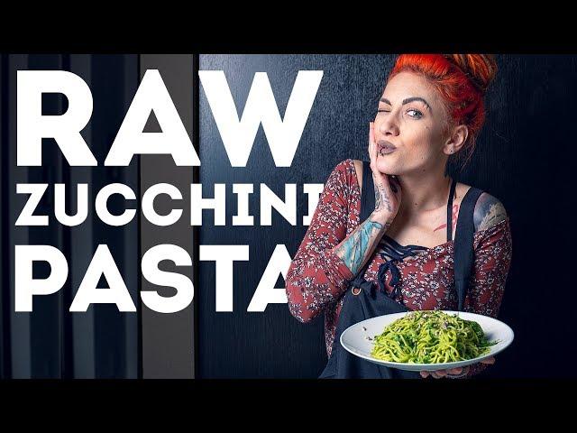 Raw Zucchini Pasta