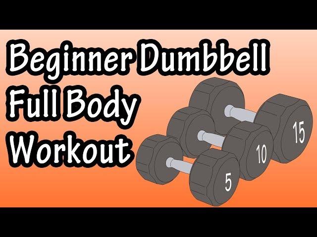 Dumbbell Full Body Workout For Beginners - Dumbbell Workout Exercises For Beginners