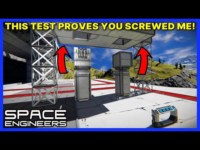 You guys SCREWED ME OVER and this test PROVES IT! - Vanilla SPACE ENGINEERS Survival - Ep 21