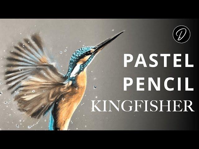 Pastel Pencils Lesson: How To Draw A Kingfisher