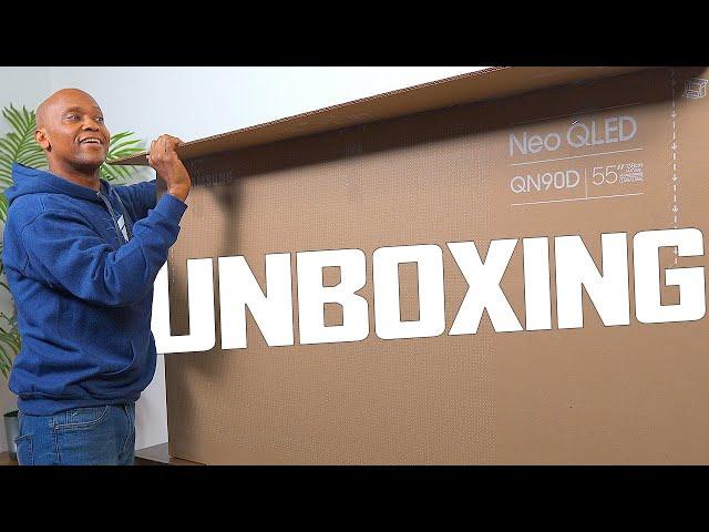 Samsung QN90D TV Unboxing, Setup and 1st Impressions