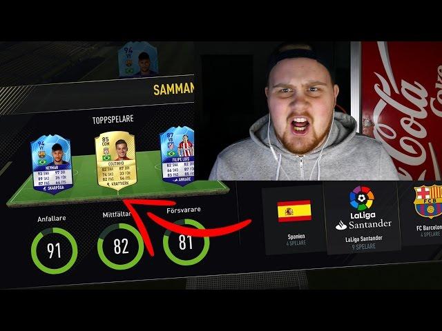 1 MINUTE DRAFT CHALLENGE MED SJUK SPELARE I PACK!!! - FIFA 17 på svenska