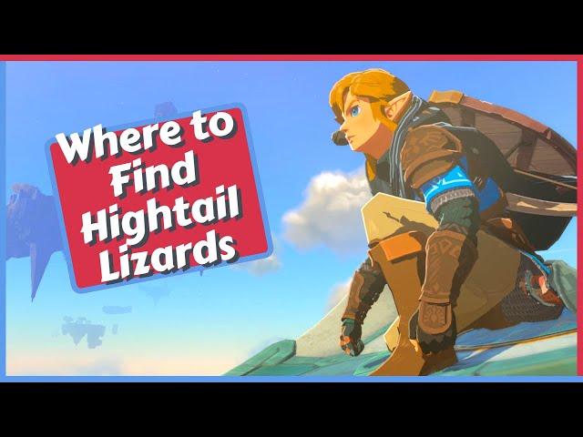 Where to Find Hightail Lizards in Zelda Tears of the Kingdom