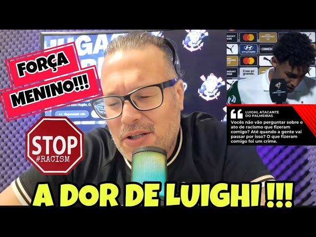 LUIGHI CHOROU !!!! A DOR DO MENINO NÃO COMOVEU A CONMEBOL  !!!! FORÇA  MLK !!!