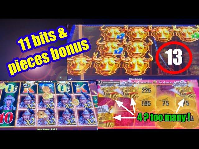 Look !!! Amazing top symbol x2x2x2x2 11 bits & pieces bonus. Some with big winnings