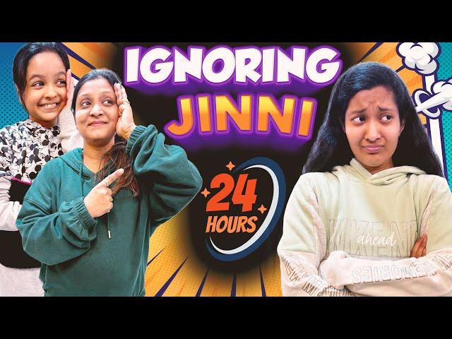 IGNORING JINNI for 24 Hours | Family Comedy Challenge | Cute Sisters