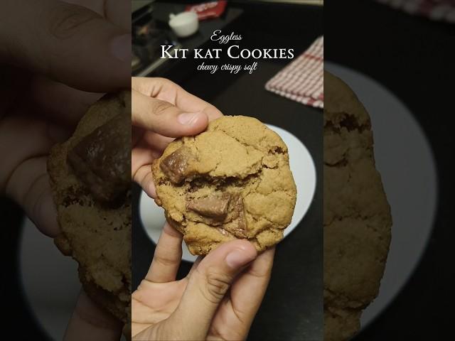 Eggless Kit kat cookies #valentines #egglessrecipe #shortsfeed