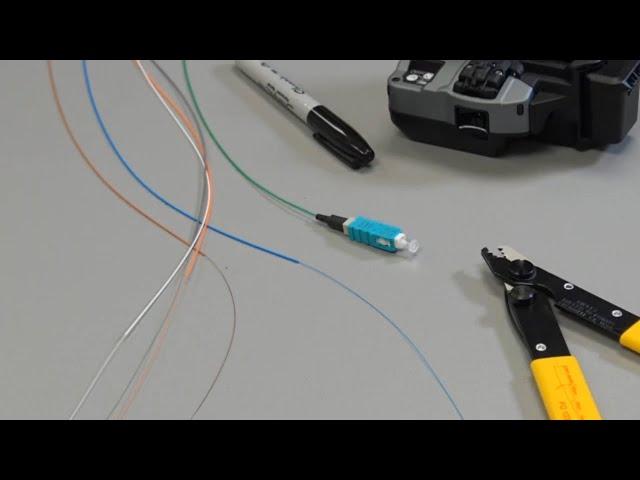 How to terminate the AFL Fast Connector with a 900 um Fan Out Kit to 250um Fiber Cable