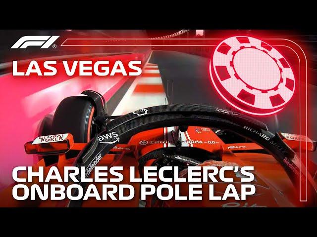 Charles Leclerc's Pole Lap | 2023 Las Vegas Grand Prix | Pirelli