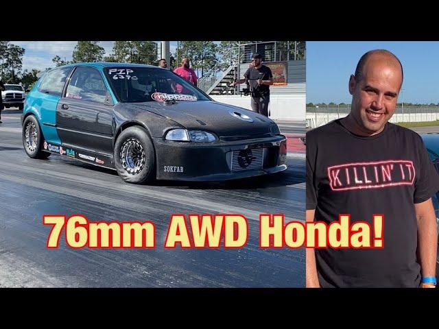 Fastest Car, 7 Second AWD Honda, IFO Racer Feature, Daniel Rodriguez!