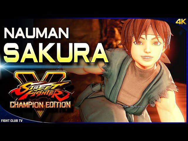 Nauman (Sakura)  Street Fighter V Champion Edition • SFV CE [4K]