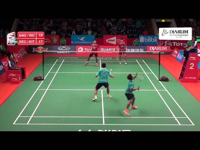 Angga Pratama  / Ricky Kara S. (INDONESIA) VS P. Dechapol / Ketlen Kittinupon (THAILAND)