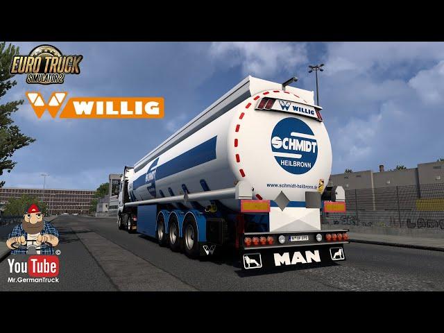 [ETS2 v1.53] Fuel Cistern Trailer Willig v4