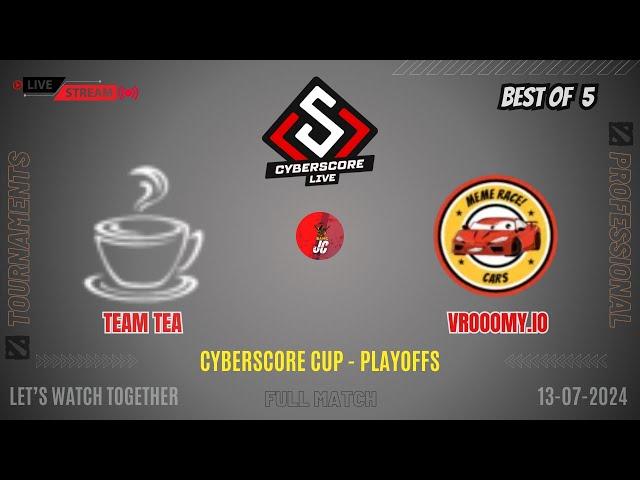 Dota 2 Live - Team Tea vs Vrooomy.io | CyberScore Cup - Playoffs - BO5