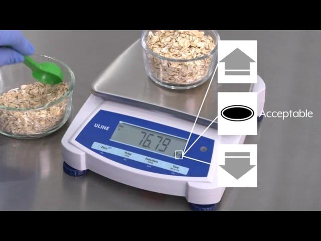 How to Use Check Weigh Mode On Uline Balance Scales