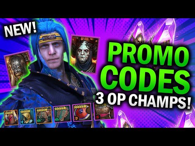 BEST Promocodes for 3 OP CHAMPS - 2x EPICS and NINJA Start! (July 2024) - Raid Shadow Legends Guide