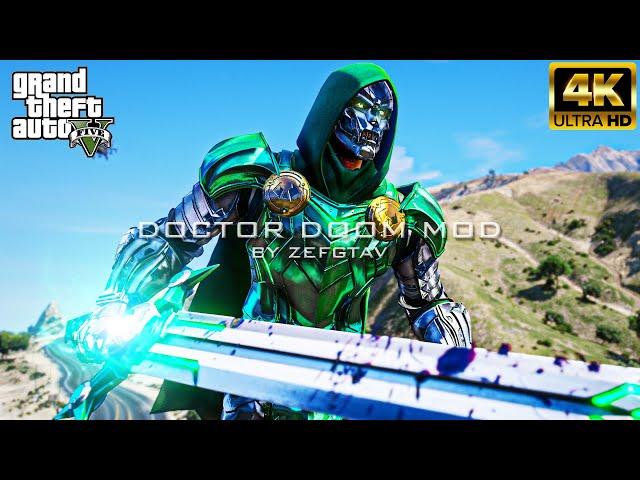 GTA 5 - New! Doctor Doom Magical Powers Mod Gameplay