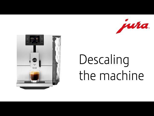 JURA ENA 8 - Descaling the machine