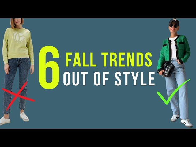 Avoid These 6 Out Of Style Items| Fall-Winter 2023 Trends To Wear This Season