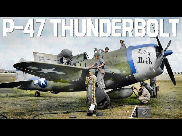 P-47 Thunderbolt | The Mighty Aircraft That Helped Win WWII Nicknamed "The Jug"