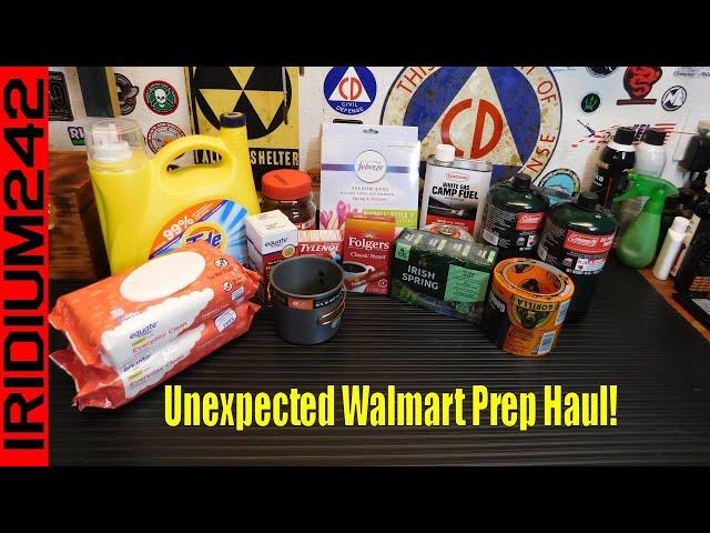 Unexpected Walmart Prep Haul!