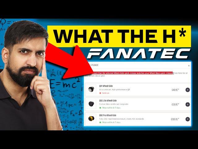 FANATEC Buying Experience Is INSANELY Confusing... (Why Fanatec, Why?)