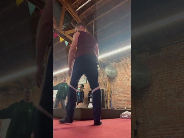 Learning Aerial Straps #aerial #aerialist #straps #new #skill #spin #trick