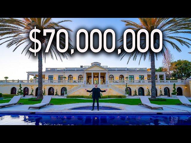 Touring a $70,000,000 California Mega Mansion with a Polo Field, Nightclub, & Ocean Views!