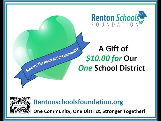 Renton Schools Foundation: One Community, One District, Stronger Together