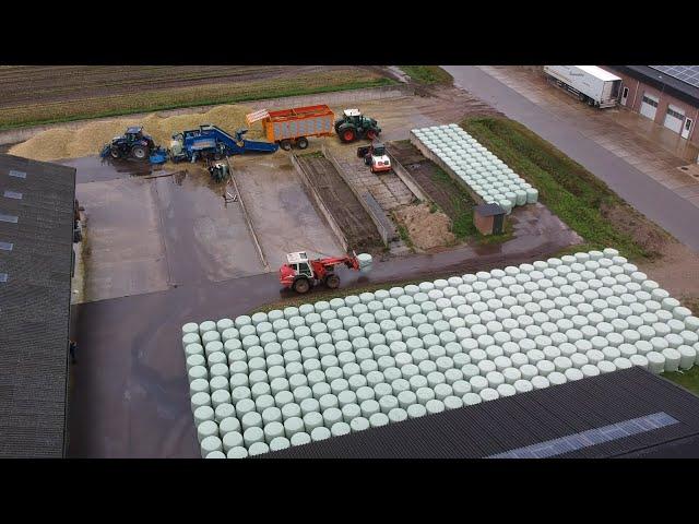 Corn silage baling!